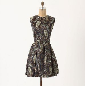 Anthropologie Brocade Dress